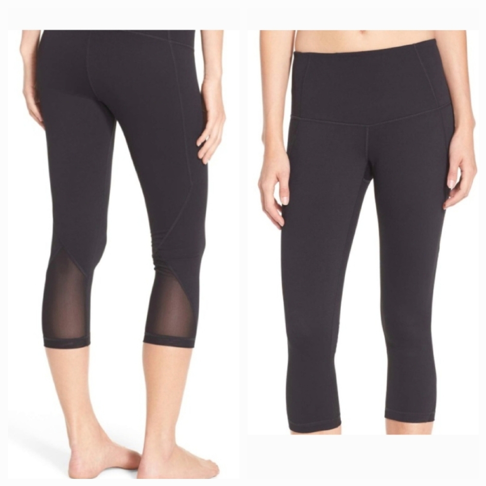 Zella Hathaway Crop Capri Leggings